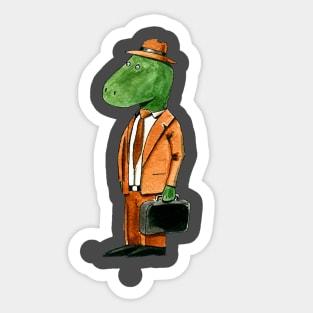 Mr Dinosaur Sticker